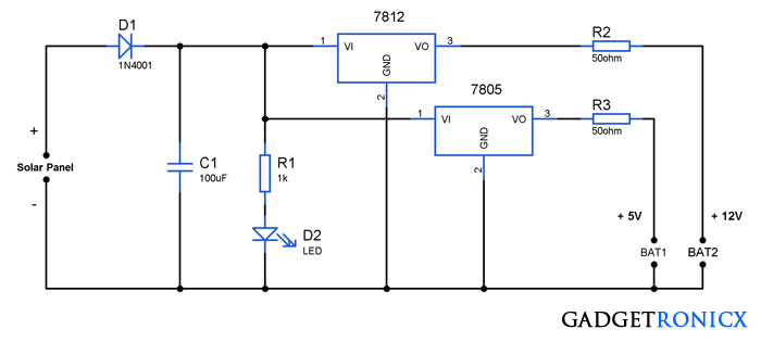 solar-powered-multipurpose-battery-charger-circuit